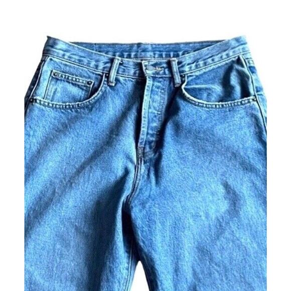 Carmar Capri Jeans Size 30 Distressed Oversized Straight Leg High Rise Light - Picture 2 of 9